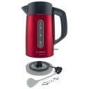 Bosch | Kettle | DesignLine TWK4P434 | Electric | 2400 W | 1.7 L | Stainless steel | 360&deg; rotational base | Red/Black