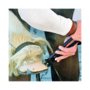 Farriera knaibles, melnas, 55 00 300 SB, 300 mm, cietība 59 HRC, ideālas zirgu apavu naglu novirzī&scaron;anai