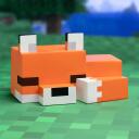 Paladone Minecraft rebane lamp PP9472MCF, 16cm, LED, 1 pirn, oranž, laua/riputamise kinnitus