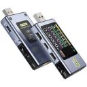 Fnirsi FNB58 BT USB port tester, 2.0" LCD, 5P USB-A, USB-C, Micro USB, PD 3.1, Bluetooth, 0.0001, 9h ieraksts