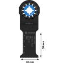 Bosch Saagterad 2608669074, 32mm, 1 tk, Bi-metall, Plunge-cutting saagiteras, sobib mitteferrosete metallide jaoks