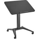 Maclean MC-453B, mobilais klēpjdatora galds, 80x52cm, 8kg, augstuma regulē&scaron;ana, melns, tērauds, 1 kāja