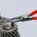 Cirkulāro gredzenu knaibles, melnas, 300 mm, DIN 5254 B, 90&deg; leņķis, 46 21 A41 SB