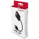 Axagon adapteris RVH-VGN HDMI į VGA, 0.15m, 1 HDMI prievadas, 1 15pin D-sub, juodas