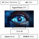 Manta televizors 55LUV125E, 55 collas, 3840 x 2160, 3 HDMI, 2 USB, 60 Hz, 10 W, HDR 10, Dolby Digital Plus, viesnīcas režīms