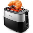 Philips R&ouml;ster HD2516/90, 830 W, 2 avad, plastkorpus, must