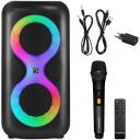 Manta Karaoke skaļrunis SPK0401B100, 100 W, Bluetooth, X-BASS, 10 h atskaņo&scaron;anas laiks, iebūvēts akumulators