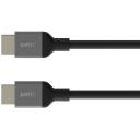 Emtec kabelis HDMI uz HDMI, ECCHAT700HD, 1.8m, 4K (3840&times;2160p), HDMI 1.4, pelēks, melns