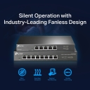 8-Port 2.5G lauasein, TP-Link, TL-SG108-M2, 8&times; 100Mbps/1Gbps/2.5Gbps porti, Ventilaatorita