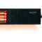 Infrasarkanais sildītājs 1500 W sienas stiprināšanai terasēm un lapenēm FORTUNA Wall RDS-15W-B Sunred