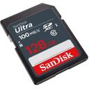 Sandisk Ultra карта памяти SDSDUNR-128G-GN3IN, 128 ГБ, SDXC, 100 МБ/с, UHS-I, водонепроницаемая, ударопрочная