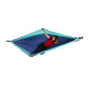 &Scaron;ūpuļtīkls King Size Hammock, Navy Blue/Royal Blue, 0727670931037 TICKET TO THE MOON