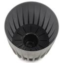 Lamela Цветочный горшок Mira 9279050, 145mm, 172mm, 1.5L, круглый, серый, пластик