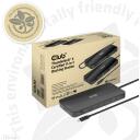 Club3D dokstacija CSV-1581, Thunderbolt 4, 3x Thunderbolt 4, 3x USB 2.0, 1x RJ-45, 140 W, 1000 Mbit/s, melna