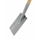 Mini lāpsta, koka kāts, T formas rokturis, 15x26 cm, AW00060, AWTOOLS