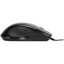 Targus optiskā pele AMU81AMGL, 1000 dpi, USB, 1.52 m, ergonomisks, melna, ritinā&scaron;anas ritenis