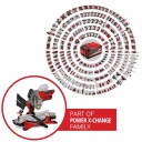 Bezvadu leņķa zāģis TE-MS 18/210 Li-Solo, EINHELL, 4300890, 210 mm zāģa asmens, 3000 apgr./min, precīzi leņķu griezumi