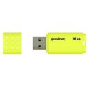 Goodram Pendrive UME2 16GB, UME2-0160Y0R11, 16GB, USB 2.0, 20MB/s, 5MB/s, dzeltena, perforācija