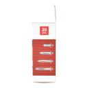 Õõnesankru pistikute komplekt - 20 tk KREATOR KRTH62802 Pikkus: 30-55 mm, Seina paksus: 5-24 mm