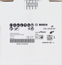Fiber disks ExpertMetal D=125 mm,K 36,1 gab., Mazām leņķa slīpma&scaron;īnām R444 EXPERT FOR METAL SLĪPDISKS, 2608607250, BOSCH