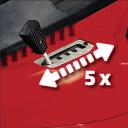 Einhell Elektrinis žoliapjovė GC-EM 1500/36 3400156, 1,500 W, 25-65 mm, 38 L, 36 cm, ergonomi&scaron;kas, sulankstomas rankena