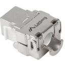 Lanberg Moduļu ievietojums KSF5-2000, 1 x RJ45, 180&deg;, Cat.5e, FTP, saderīgs ar LSA rīku