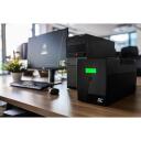 Green Cell UPS 1500VA 900W PowerProof UPS04, 900W, 1500VA, 12V, 9Ah, 2 akumuliatoriai, 4 x C/F tipo i&scaron;ėjimai, 1 x USB, 2 x RJ-45