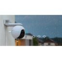 Ezviz C8PF CS-C8PF-2MP-W1 Lauko Dvigubo Objektyvo IP65 2MP 2K I&scaron;mani Pasukama 360&deg; Kamera MicroSD / Naktinis Matymas Balta