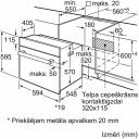 Bosch Ahju HBF010BR1S, 66 l, A, Multifunktsionaalne, Manuaalne, Roostevaba teras, 50-270 &deg;C, 3D kuum &otilde;hk