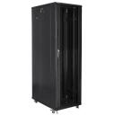 Lanberg Vaba seisev rack FF01-8042-12B, 800x1000mm, 42U, must, kandev&otilde;ime kuni 800kg, IP20, 4 ventilaatorit, 4 vertikaalset riba