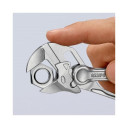 KNIPEX XS 100 mm uzgriežņu atslēga, 8604100BK, hromēta virsma, 10 regulē&scaron;anas pozīcijas