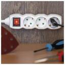 Emos Ilgintuvas P1325R, 5m, 3&times;2P+PE, PVC, 3680W, su jungikliu, vaikų apsauga