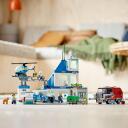 Lego Konstruktor Politseija 60316, 668 tk, 3 korrust, 5 minifiguuri, helikopter, pr&uuml;giveduauto