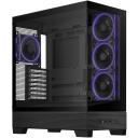 Asus PC korpus A31 PLUS TG ARGB BLACK, Midi Tower, 511 mm s&uuml;gavus, 238 mm laius, 435 mm k&otilde;rgus, 2x 2.5" pesa, 2x 3.5" pesa