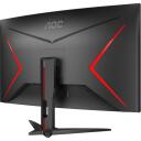 AOC | Curved Gaming Monitor | C32G2ZE | 31.5 " | VA | FHD | 16:9 | 240 Hz | 1 ms | 1920 x 1080 | 300 cd/m&sup2; | Headphone out (3.5mm) | HDMI ports quantity 2 | Black | Warranty 36 month(s)