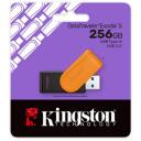 Kingston USB atmintinė DTXS/256GB, 256 GB, USB Type-A, juoda/oranžinė