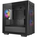 Deepcool MATREXX 40 3FS Korpus DP-MATX-MATREXX40-3FS, 2x3.5" ketaste pesa, 2x2.5" ketaste pesa, 3x120mm LED ventilaatorit, ATX PS2