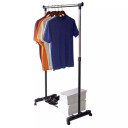 Вешалка для одежды Deluxe Black 88x43x98-175см черная 128545004 ORDINETT