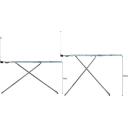 Vileda gludinā&scaron;anas dēlis Star Plus 170372, 1200 x 380 mm, augstuma regulē&scaron;ana 78-96 cm, 5,04 kg, TUV GS sertifikāts