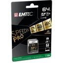 Emtec M&auml;lukaart ECMSD64GXC10SP, 64GB, 100MB/s, UHS-I, V30