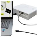 Goobay HDMI kabelis 2.1 8K 41084, 2 m, vīrie&scaron;u/vīrie&scaron;u, 8K atbalsts, apaļ&scaron;