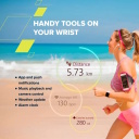 Nutikell t&auml;iskosketusekraani Bluetooth &uuml;henduse ja multisport režiimidega Easy SW-54 Must CNS-SW54BB CANYON