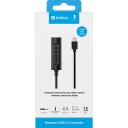 Sandberg Austiņas 136-73, USB-C - Combo, 1.5m, Melna, MiniJack 4-pole (female), USB-C (male)