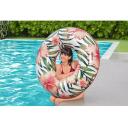 Bestway Надувное кольцо Tropical Palms 8982183, &Oslash; 119 см, &Oslash; 106 x 27 см, ПВХ, предохранительный клапан, заплатка для ремонта
