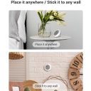 Ezviz T51C CS-T51C Viedā Mājas Temperatūras un Mitruma Sensors 1.8'' Liels LCD A3 Vārtiem Balts