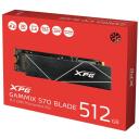 Adata SSD M.2 2280 AGAMMIXS70B-512G-CS, 512GB, PCIe 4.0, 7400MB/s, 2600MB/s, 370TBW, 3D NAND, NVMe 1.4
