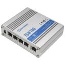 Teltonika komutators TSW100 5 porti 10/100/1000 PoE 4 porti, 30 W uz portu, 2000 MAC, CE/RED, -40 - 75 &deg;C