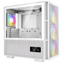 Deepcool Arvutikorpus CH560 Digital R-CH560-WHAPE4D-G-1, 7.5kg, valge, l&auml;bipaistev, 4 ventilaatorit, 2x3.5 tolli