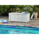 Rockwood Storage Box 570L Cream KETER 29197729508 155x72.4x64.4cm 18.2kg