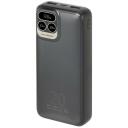 Rivacase Power Bank VA2521, 20000 мАч, 20W PD, 2xUSB-A, 1xUSB-C, ЖК-дисплей, серый